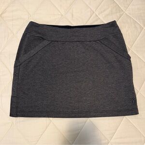 Smartwool Active reset skirt, gray, Women’s size Medium